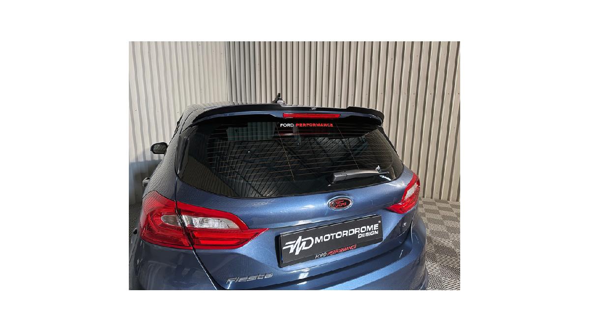 Becquet+de+toit+%28Spoiler+Cap%29+sur+mesure+pour+Ford+Fiesta+HB+VII+2017-+%28ABS+Noir+Luisant%29